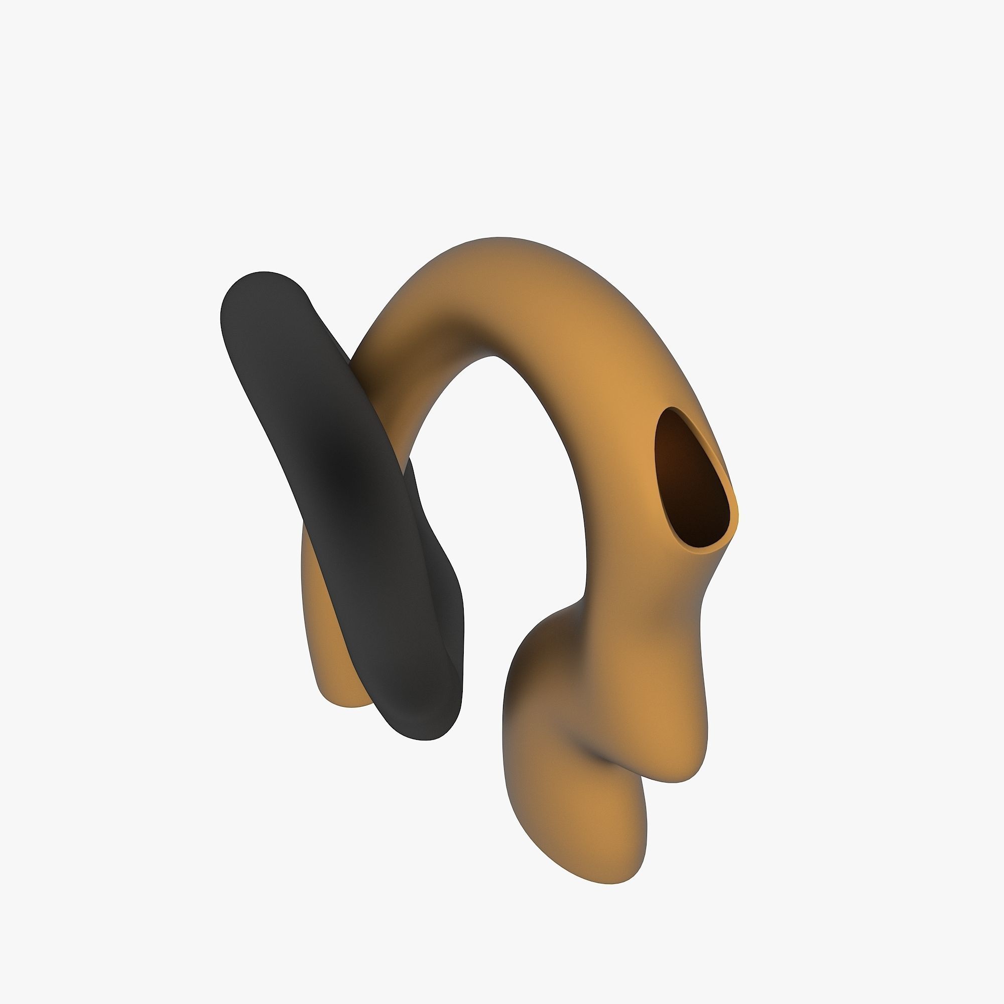 GEOMETRIC DOUBLE VASE 2 PIECES 3D print model_4