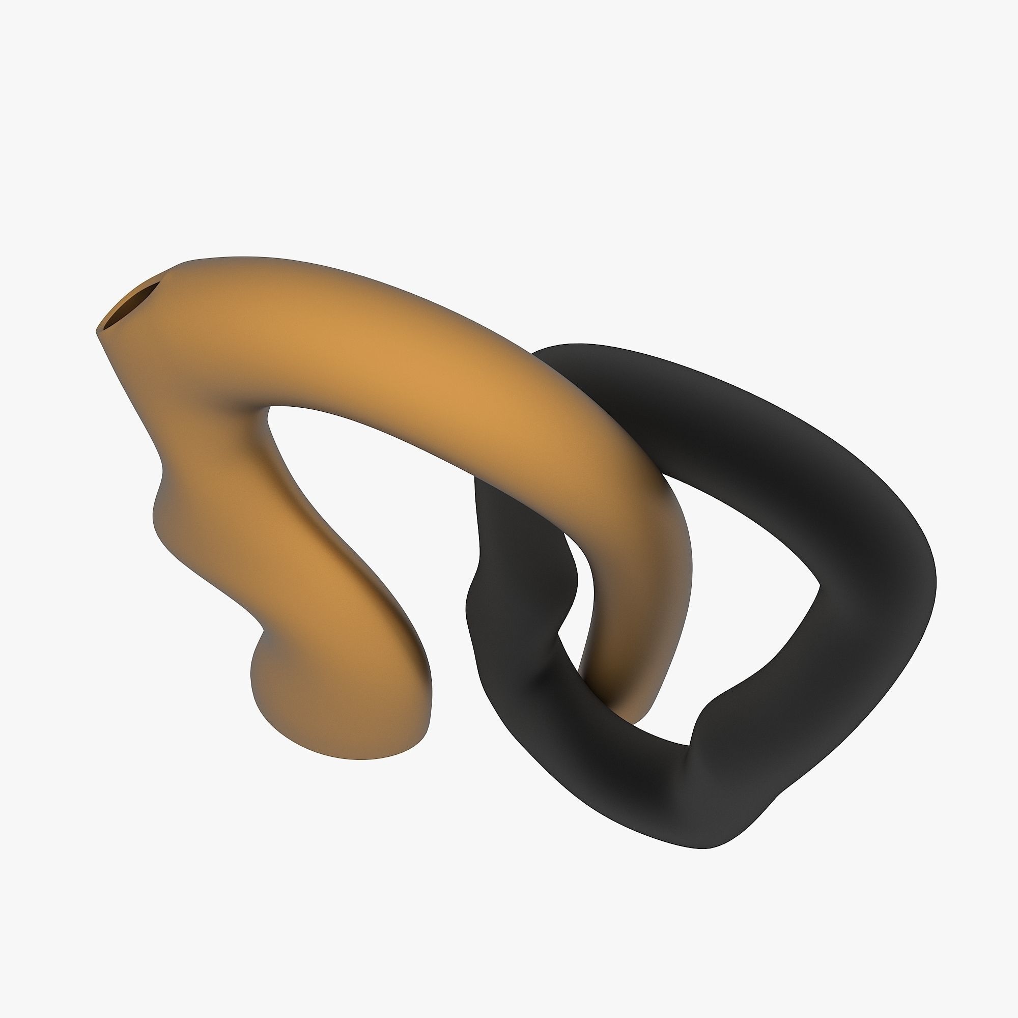 GEOMETRIC DOUBLE VASE 2 PIECES 3D print model_6