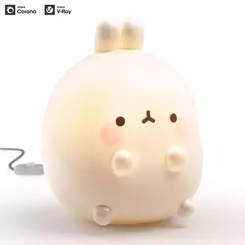 Molang Bunny Table Lamp 3D model