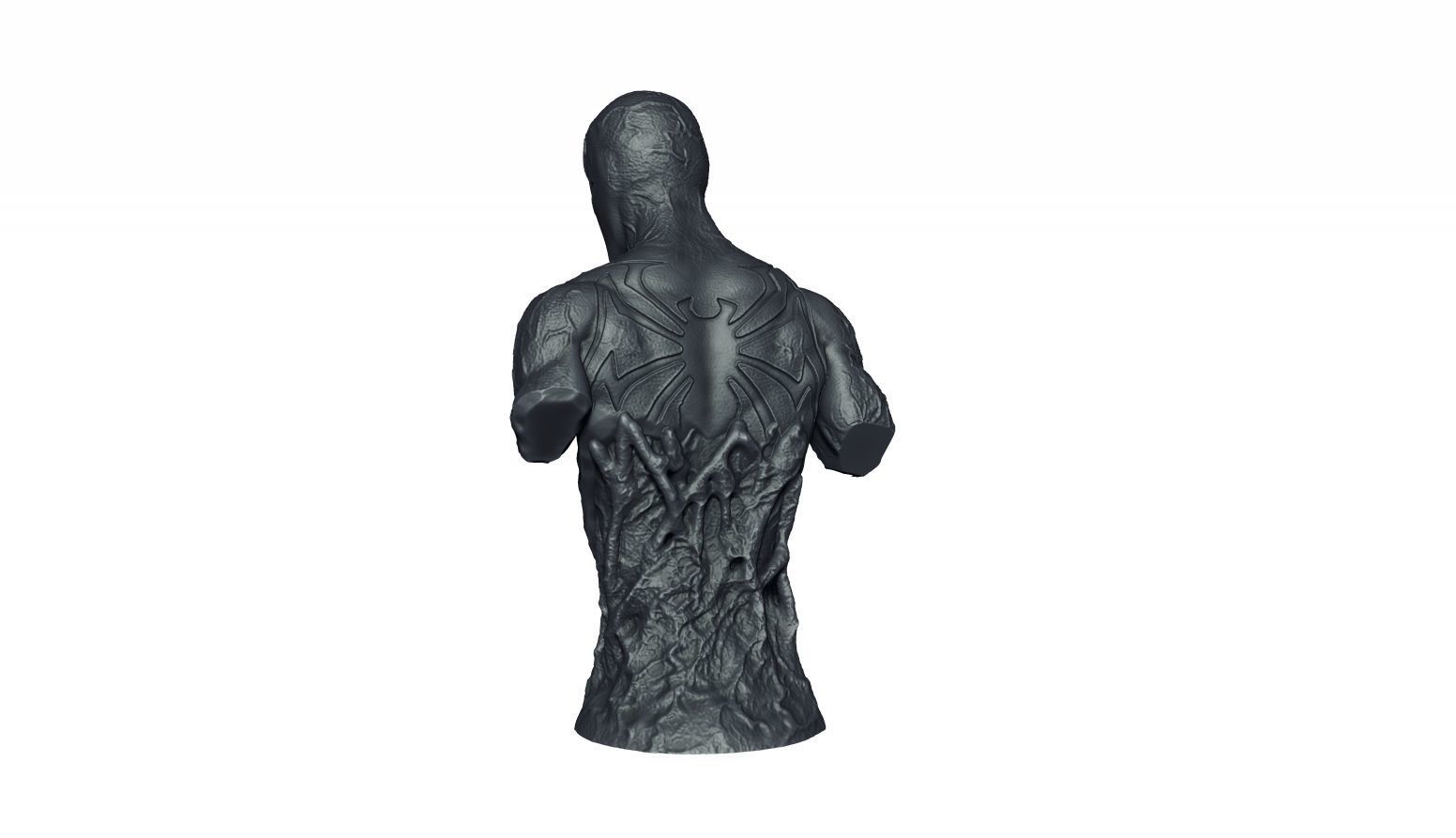 Black Symbiote Spiderman 3D print model_6