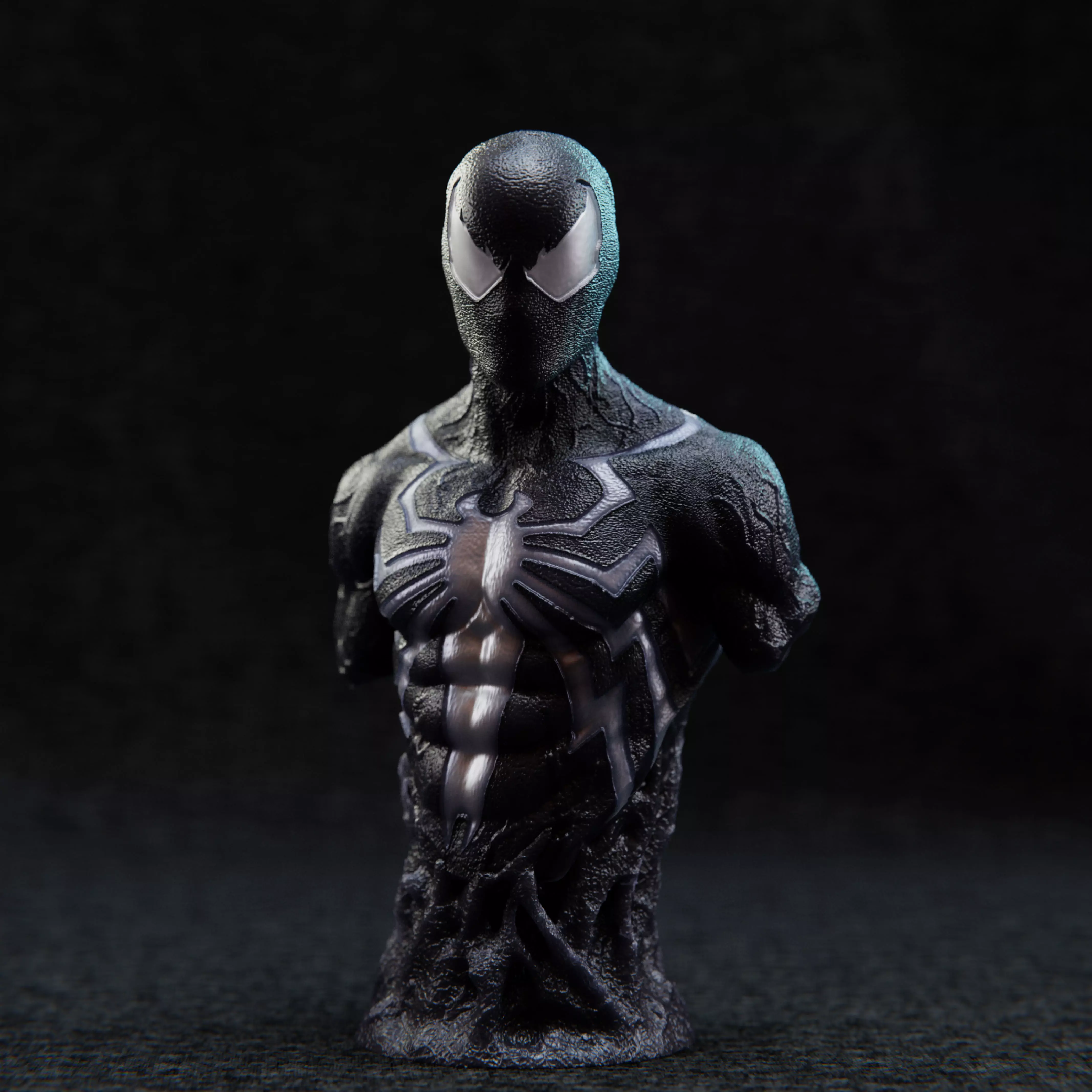 Black Symbiote Spiderman 3D print model_0