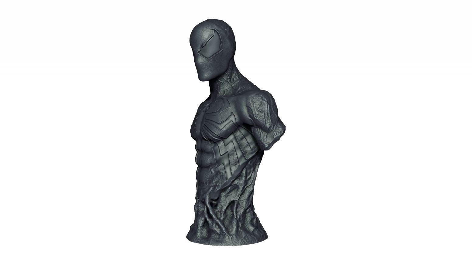 Black Symbiote Spiderman 3D print model_5