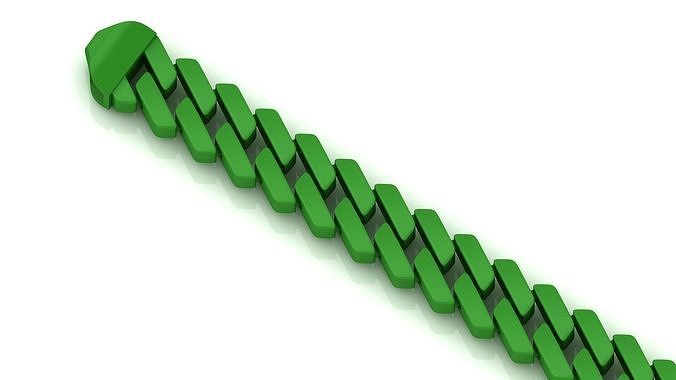 8 MM MIAMI CUBAN Chain LINK FOR BRACELET OR NECKLACE 3D 3D print model