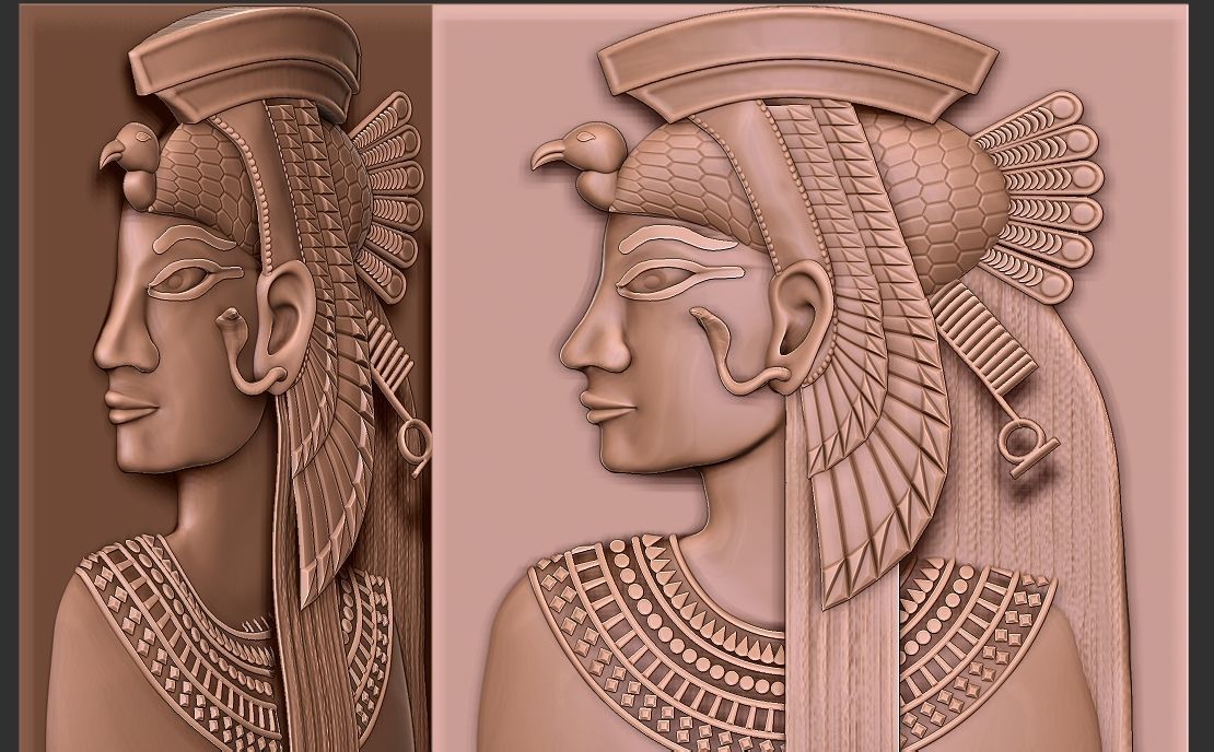 Cleopatra queen - last pharaoh of Egypt 3D print model_7