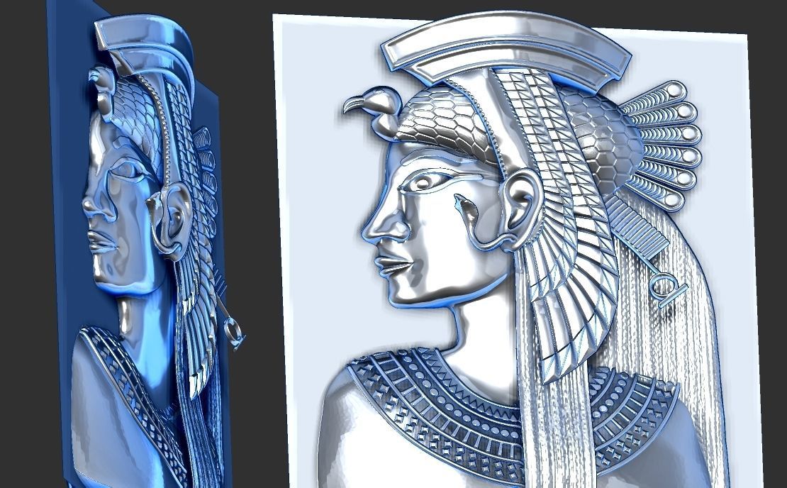 Cleopatra queen - last pharaoh of Egypt 3D print model_8