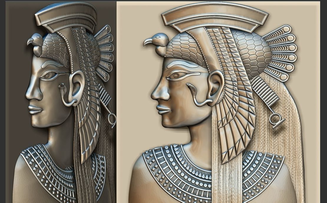 Cleopatra queen - last pharaoh of Egypt 3D print model_1