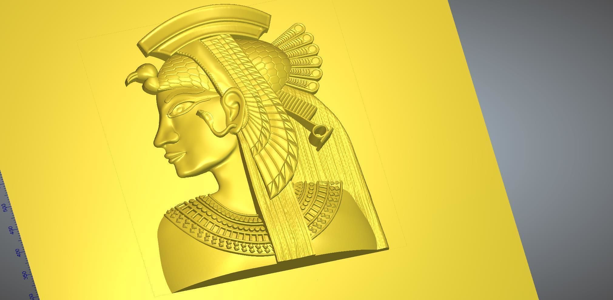 Cleopatra queen - last pharaoh of Egypt 3D print model_9