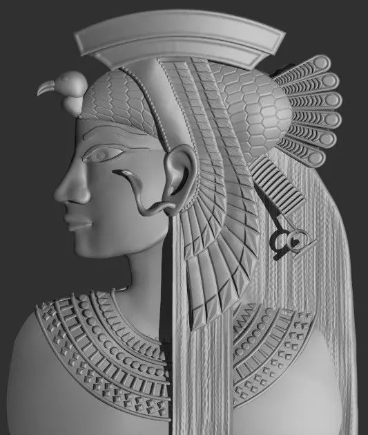 Cleopatra queen - last pharaoh of Egypt 3D print model_0