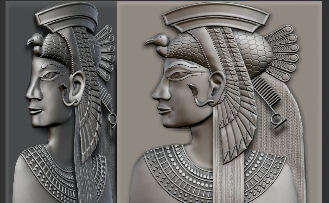 Cleopatra queen - last pharaoh of Egypt 3D print model_2