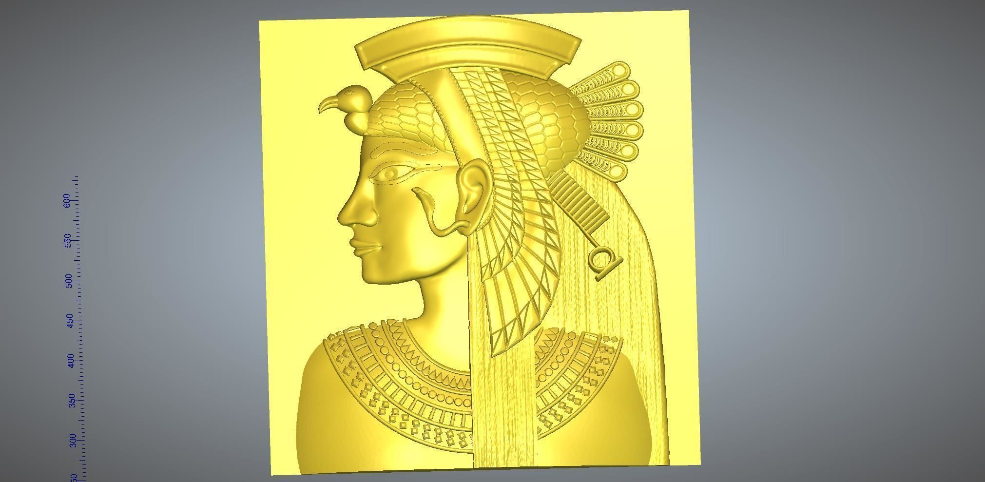 Cleopatra queen - last pharaoh of Egypt 3D print model_13