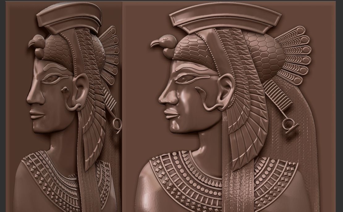 Cleopatra queen - last pharaoh of Egypt 3D print model_15