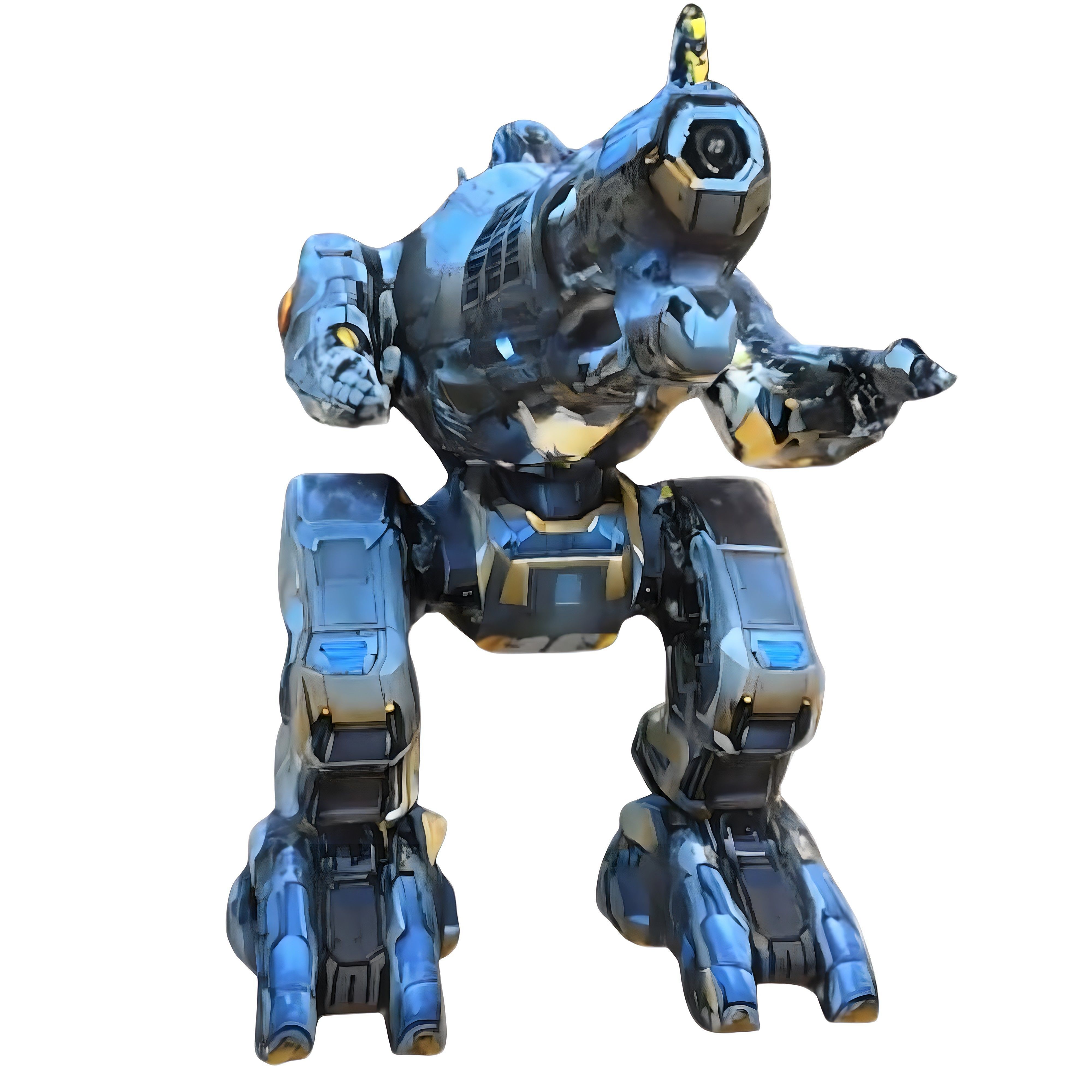 3d hyper realistic  military mechanized robot 3D model_5