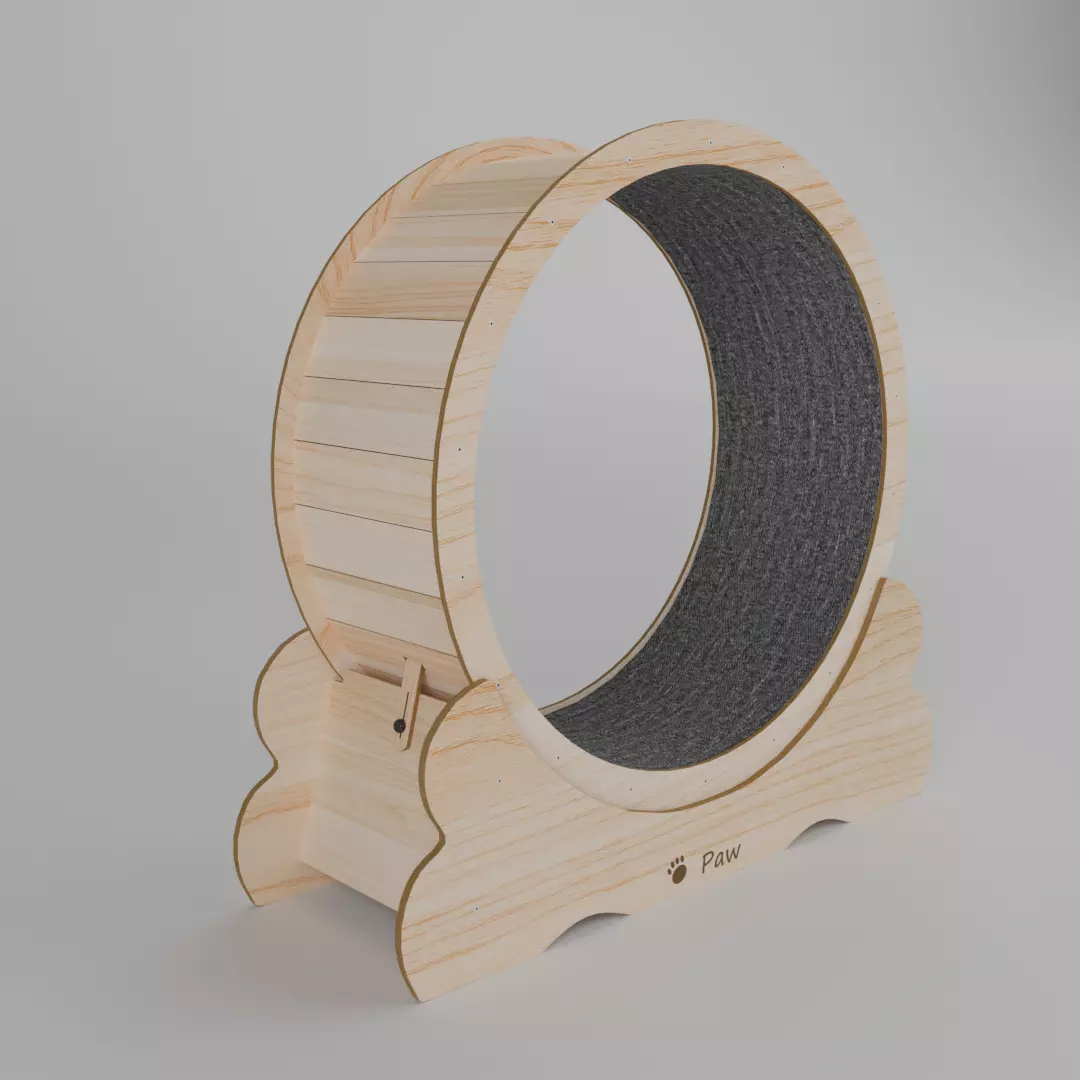 Cat Exercise Wheel 3D model