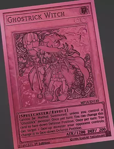 GHOSTRICK WITCH - YUGIOH