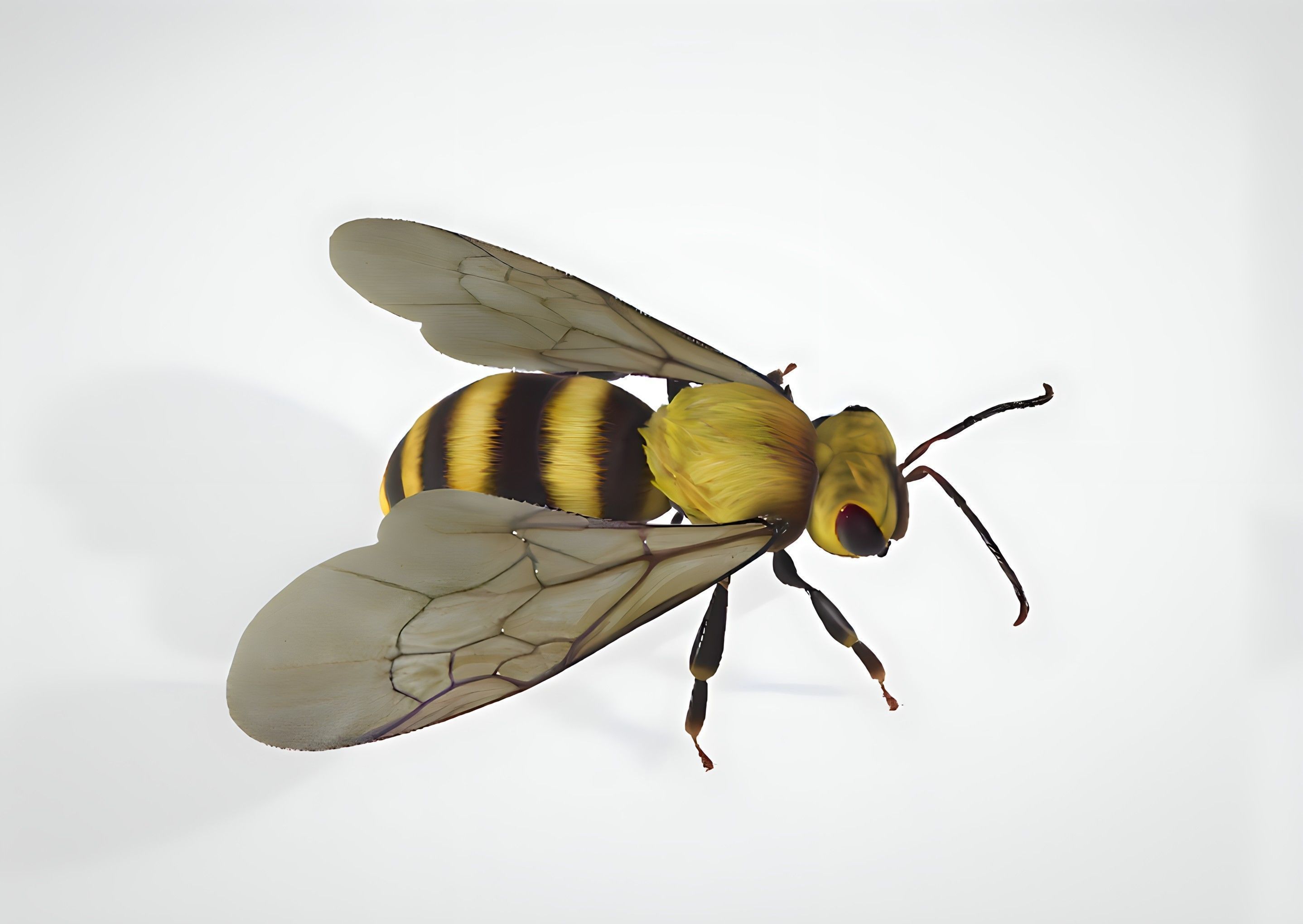 3d hiperrealistic bee 3D model_1