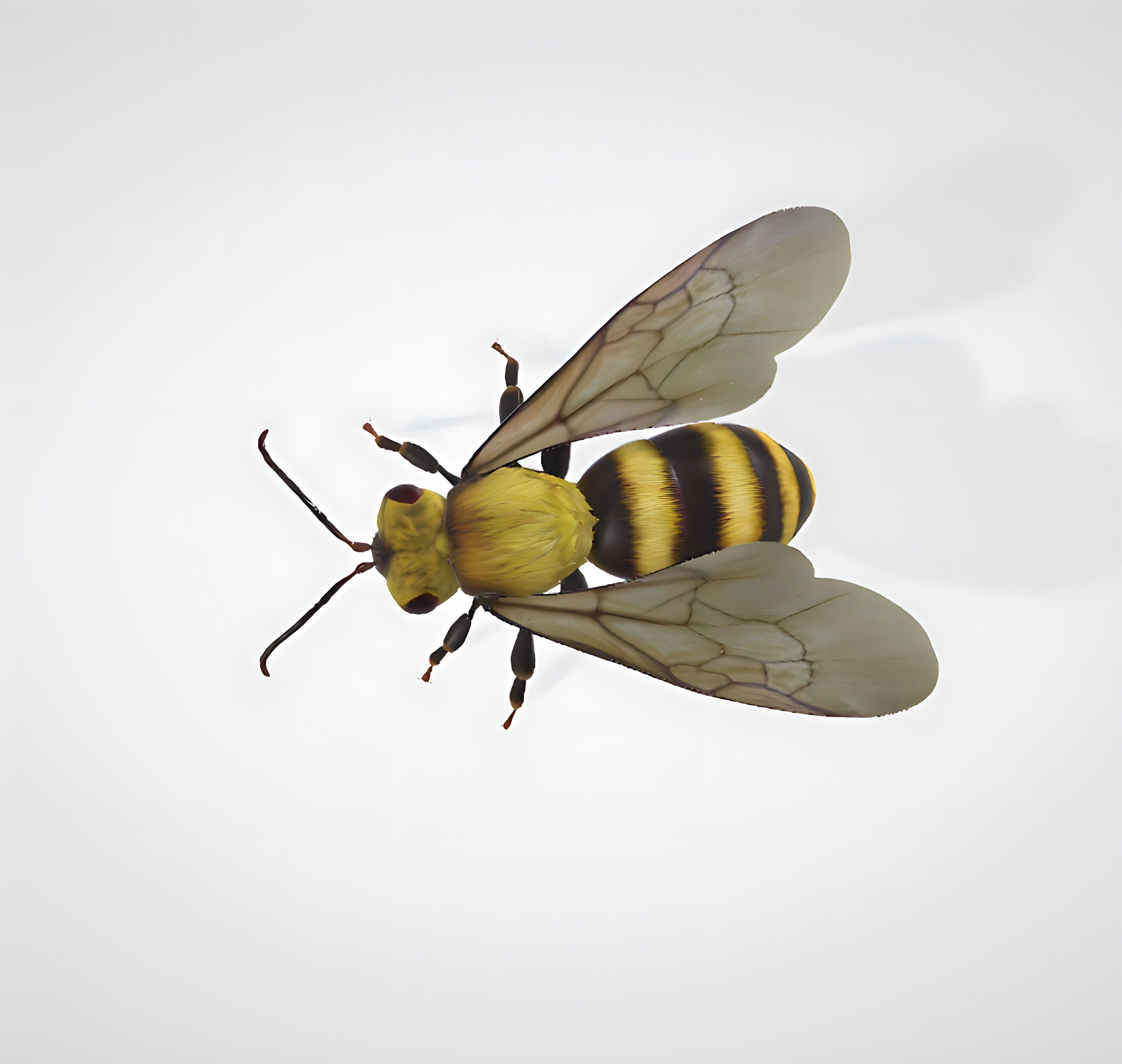 3d hiperrealistic bee 3D model_2