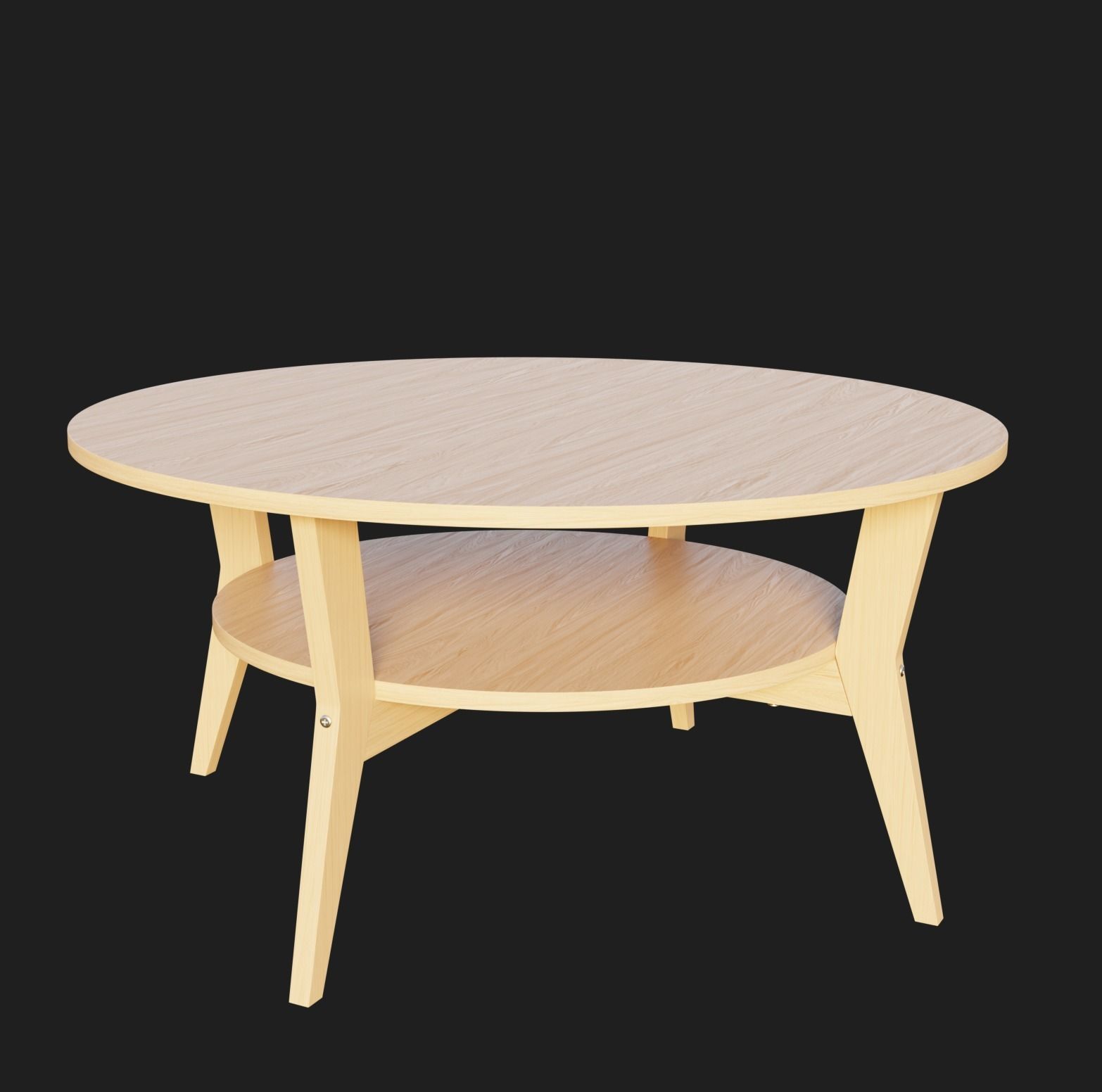 Ikea coffe table 3D model_3