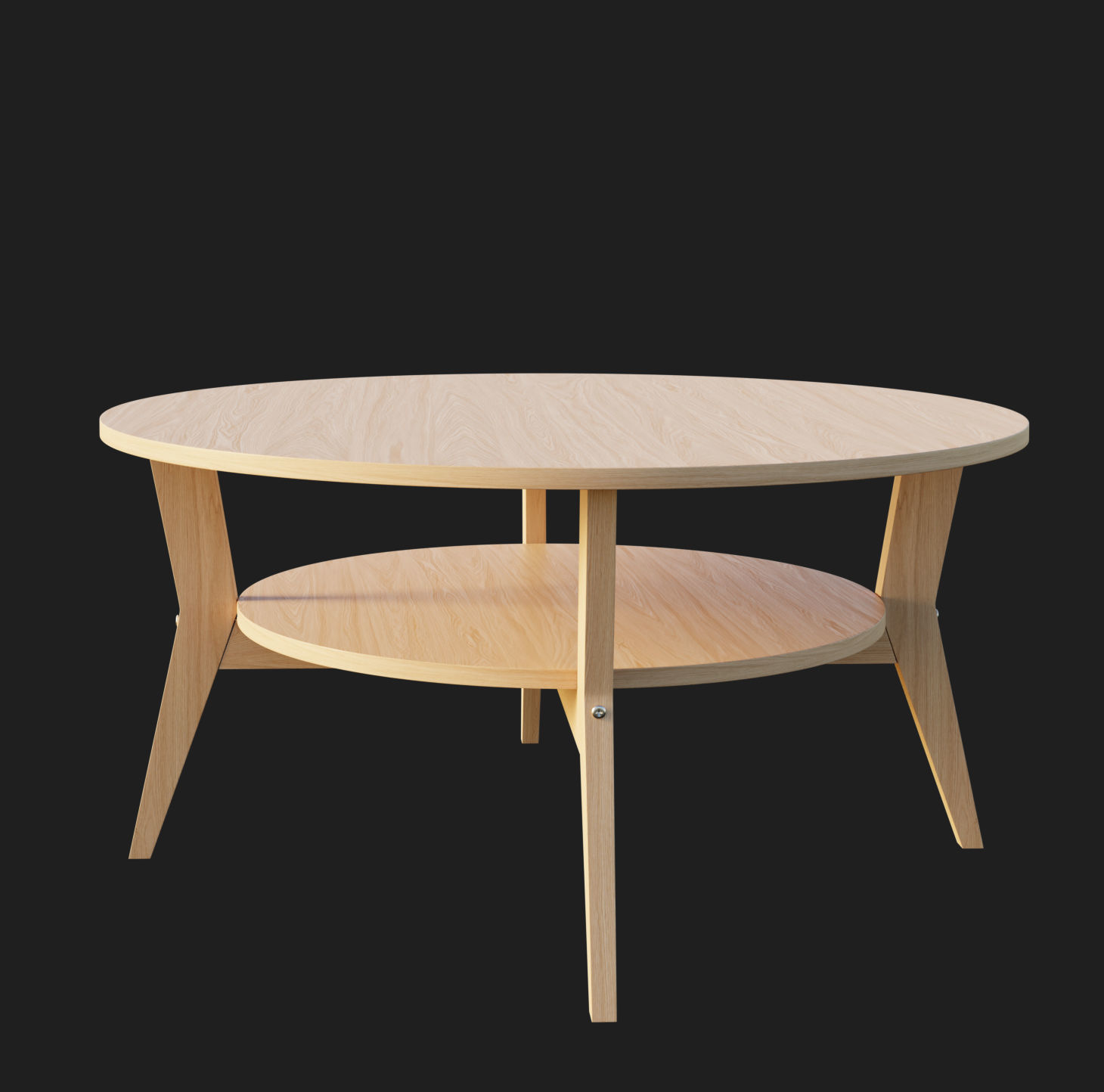 Ikea coffe table 3D model_1