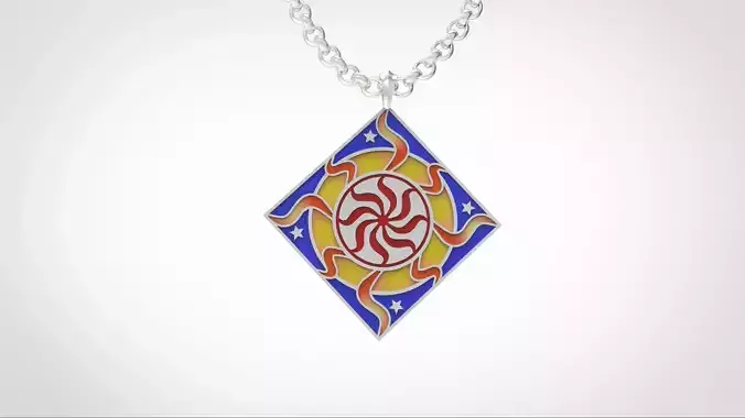 Tolkien Fingolfin pendant 3D model icon for printing 3D print model