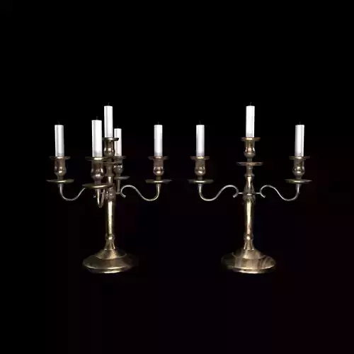 Candlestick Low-poly 3D model