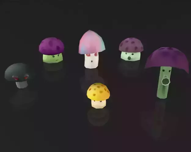 Creative Mushroom Plants Collection