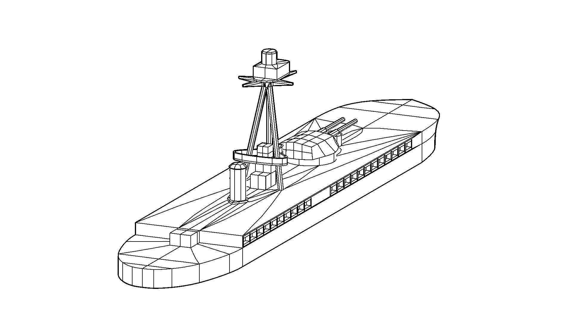 Roberts Monitor simple 3D print model_8