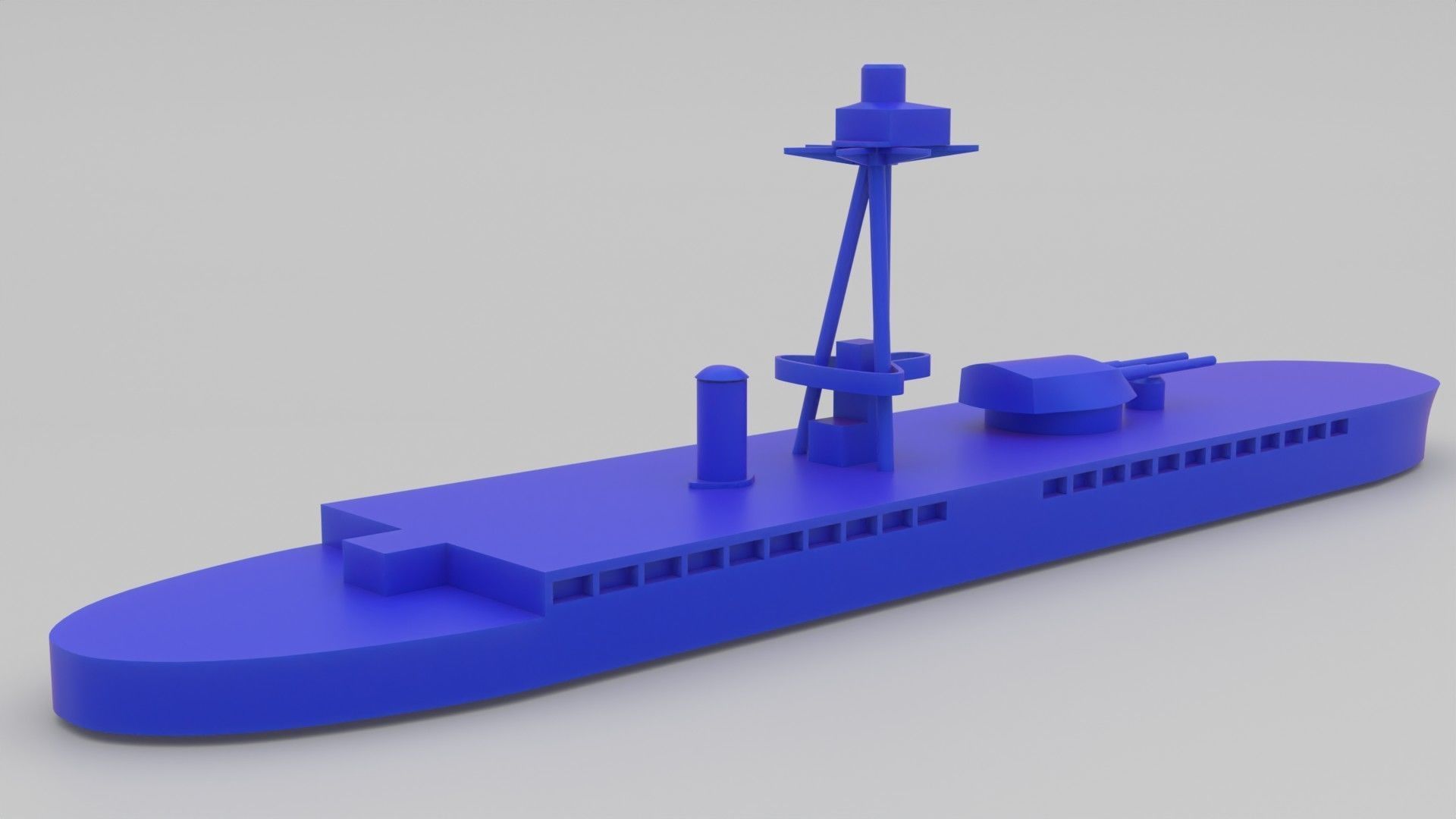 Roberts Monitor simple 3D print model_1