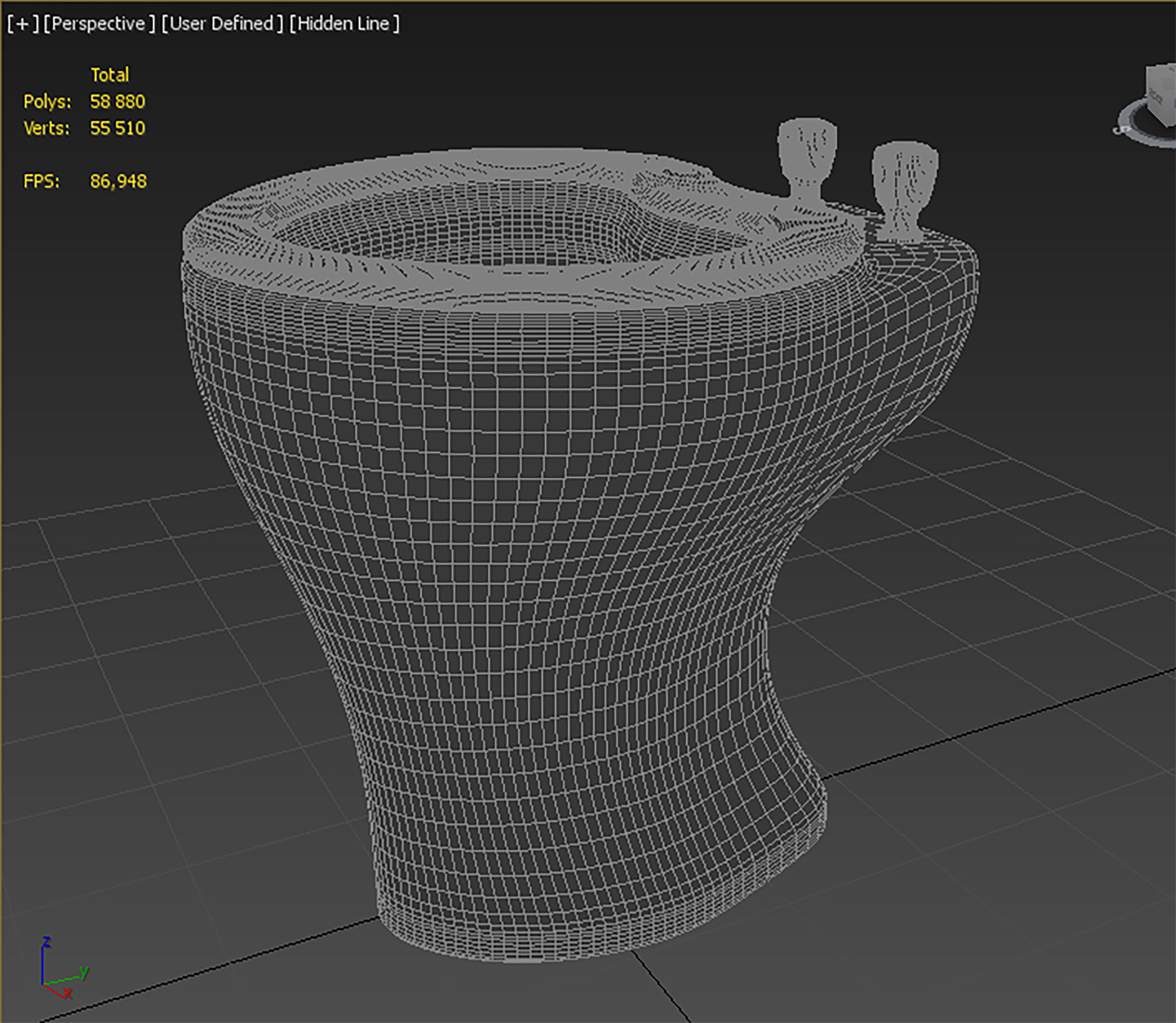 Bathroom heart set 3D Model Collection_22