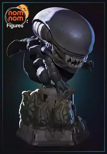 Chibi Xenomorph - Alien 3D print model