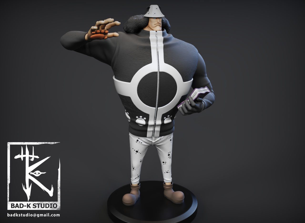 BARTHOLOMEW KUMA ONE PIECE 3D PRINTING MODEL 3D print model_4