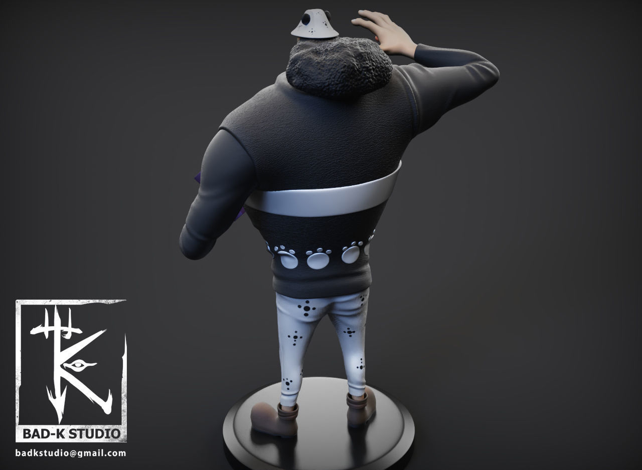 BARTHOLOMEW KUMA ONE PIECE 3D PRINTING MODEL 3D print model_6