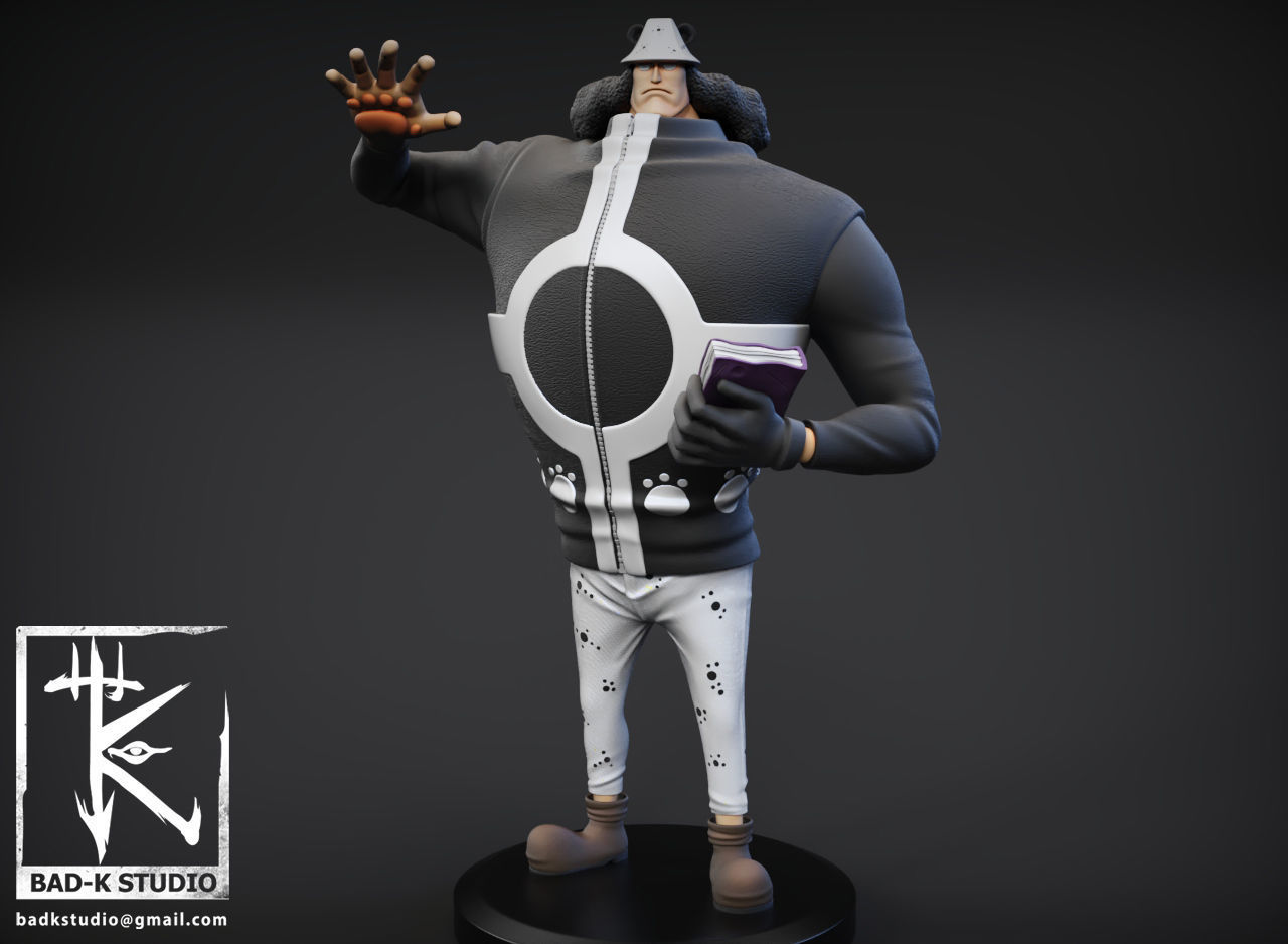 BARTHOLOMEW KUMA ONE PIECE 3D PRINTING MODEL 3D print model_3