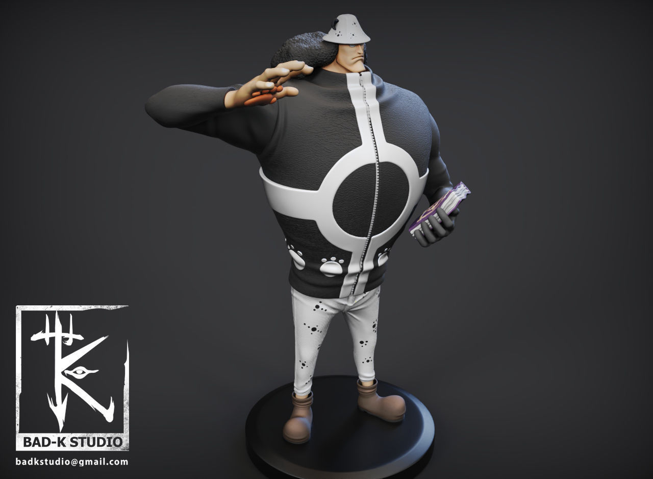 BARTHOLOMEW KUMA ONE PIECE 3D PRINTING MODEL 3D print model_8