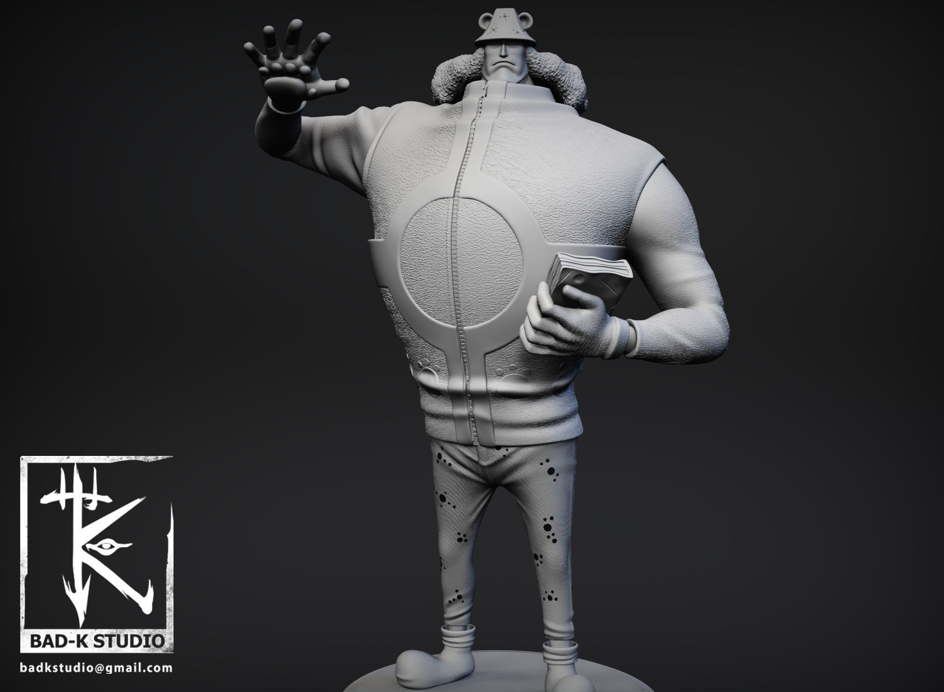 BARTHOLOMEW KUMA ONE PIECE 3D PRINTING MODEL 3D print model_2