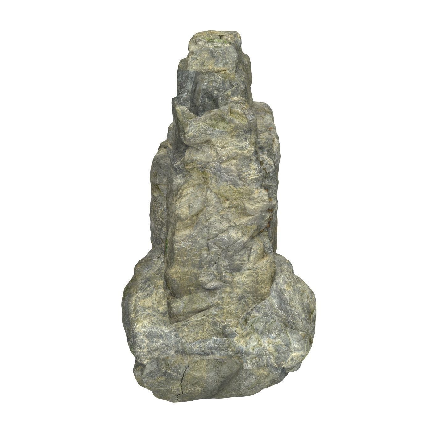 Stone Rock 03 3D model_1