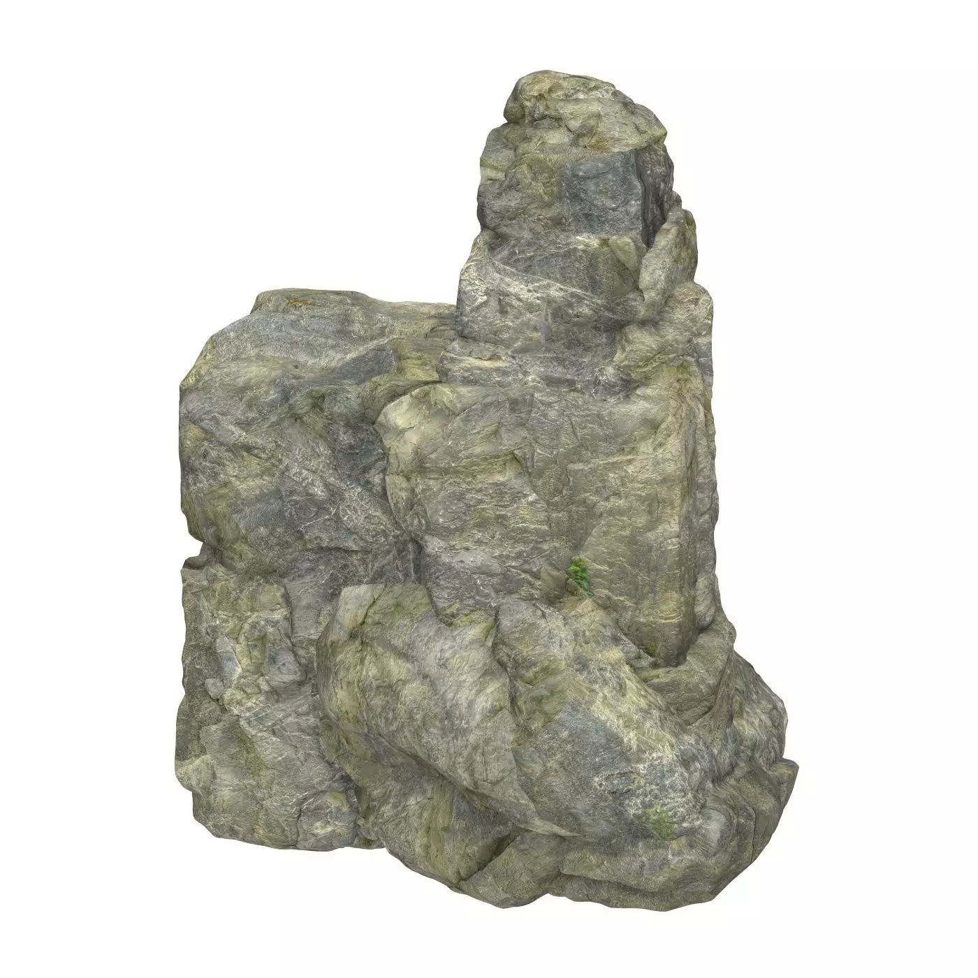 Stone Rock 03 3D model_0