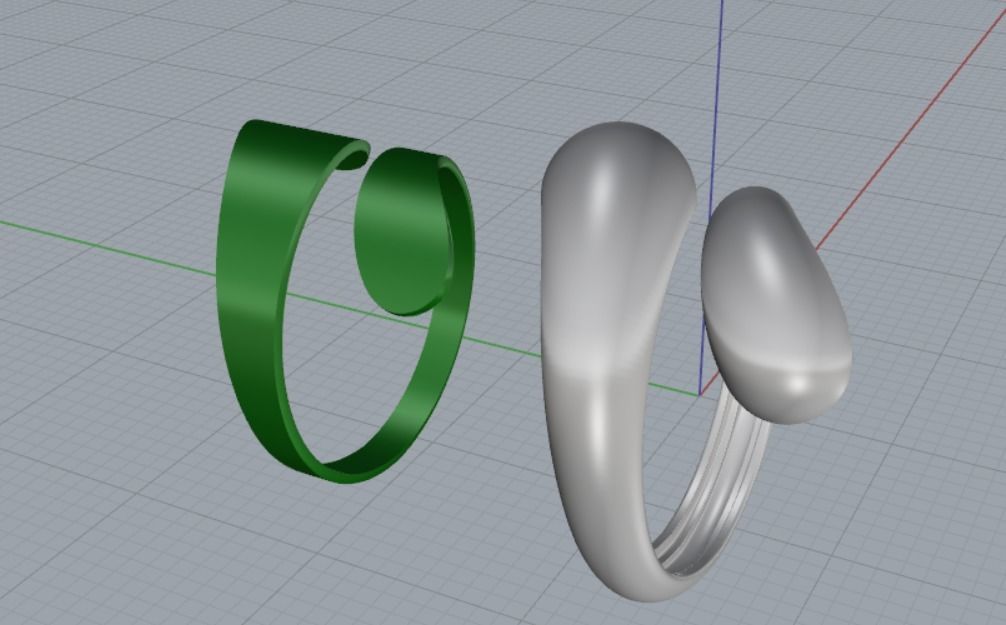 beautiful ring 3D print model_10