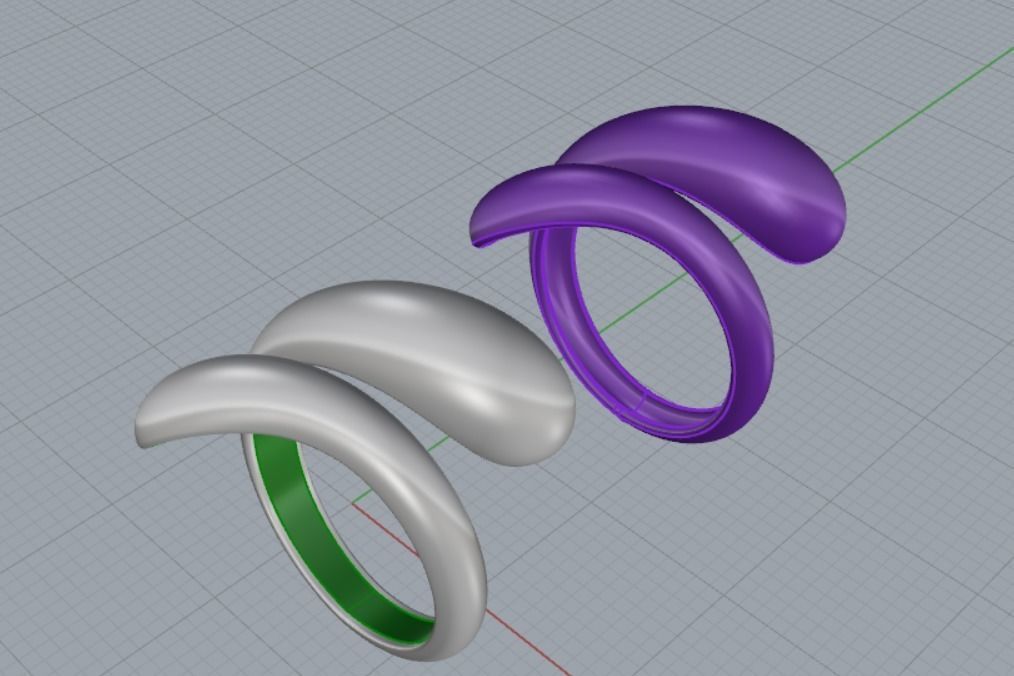 beautiful ring 3D print model_12