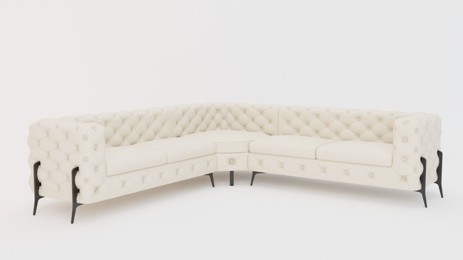 Couch 6 Sets Low-poly 3D model_5