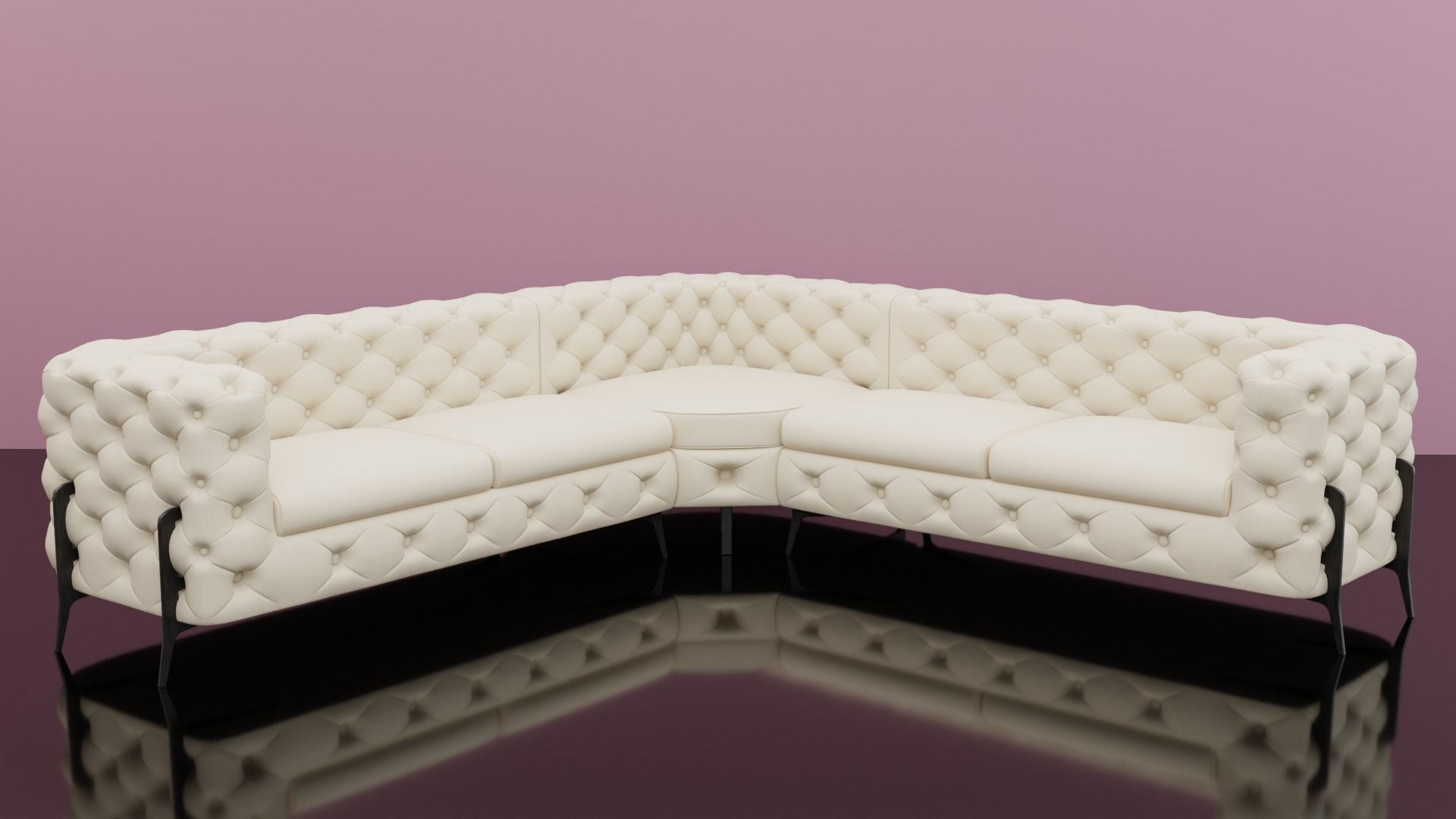 Couch 6 Sets Low-poly 3D model_15