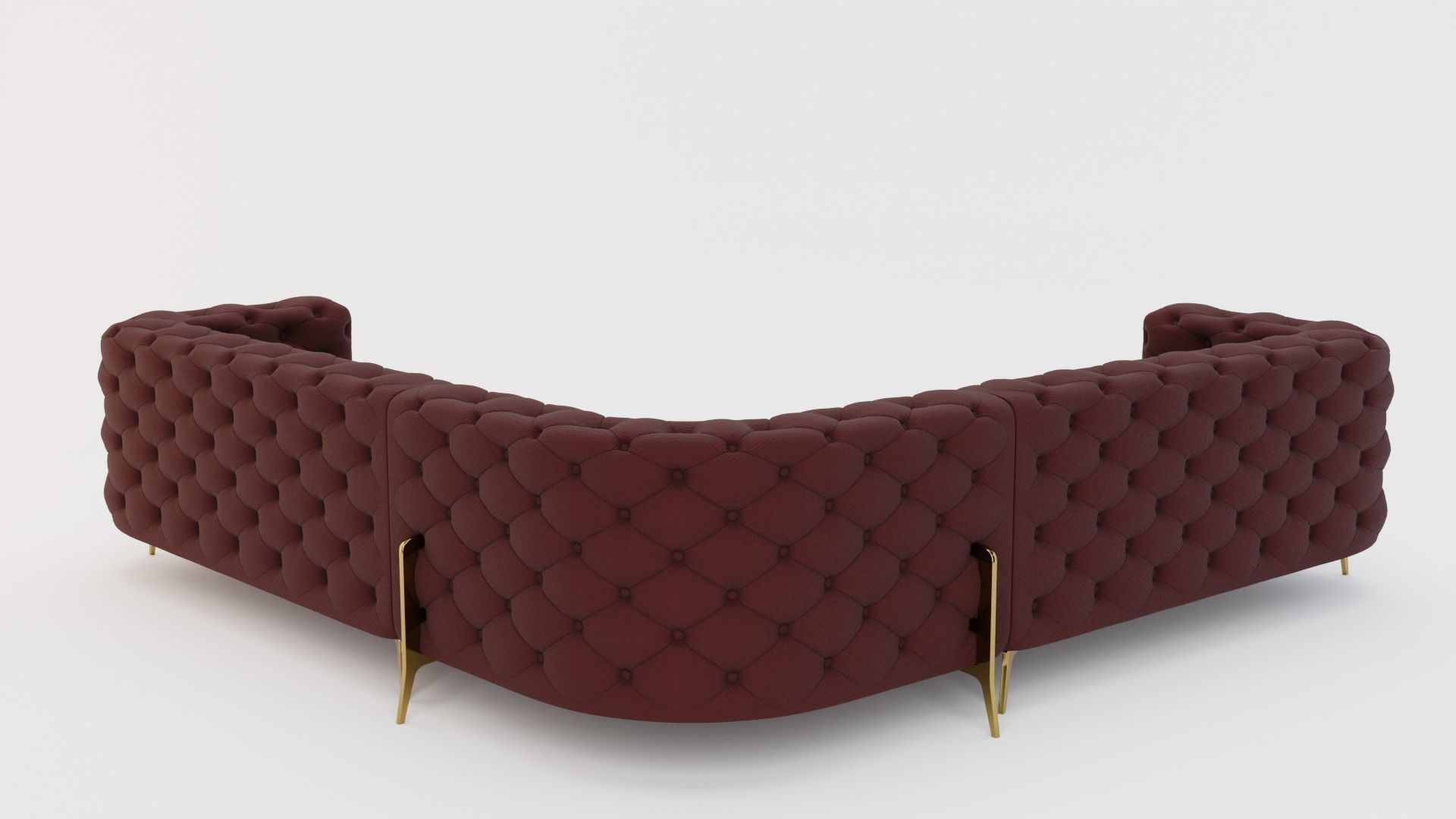 Couch 6 Sets Low-poly 3D model_12