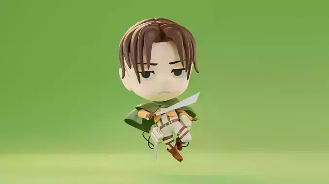 Attack on Titan - Levi 3D model