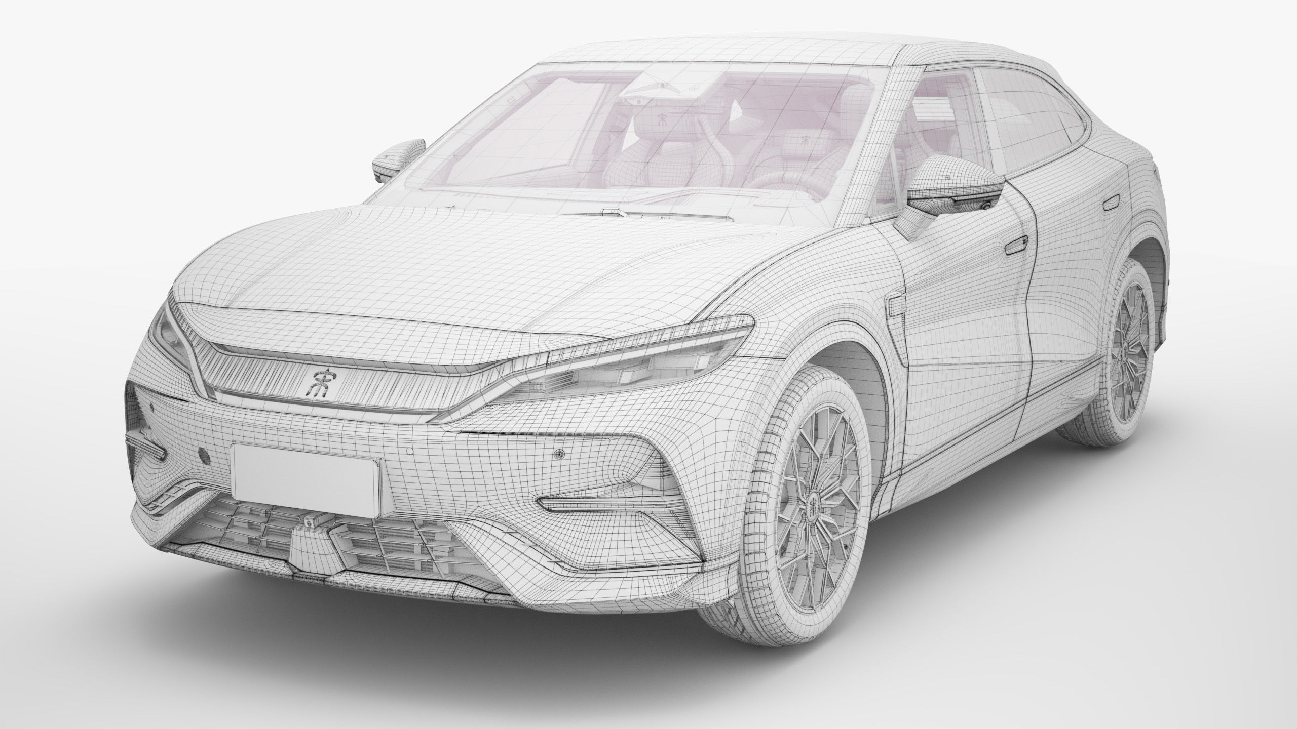 2024 BYD SONG L With Interior 3D model_18