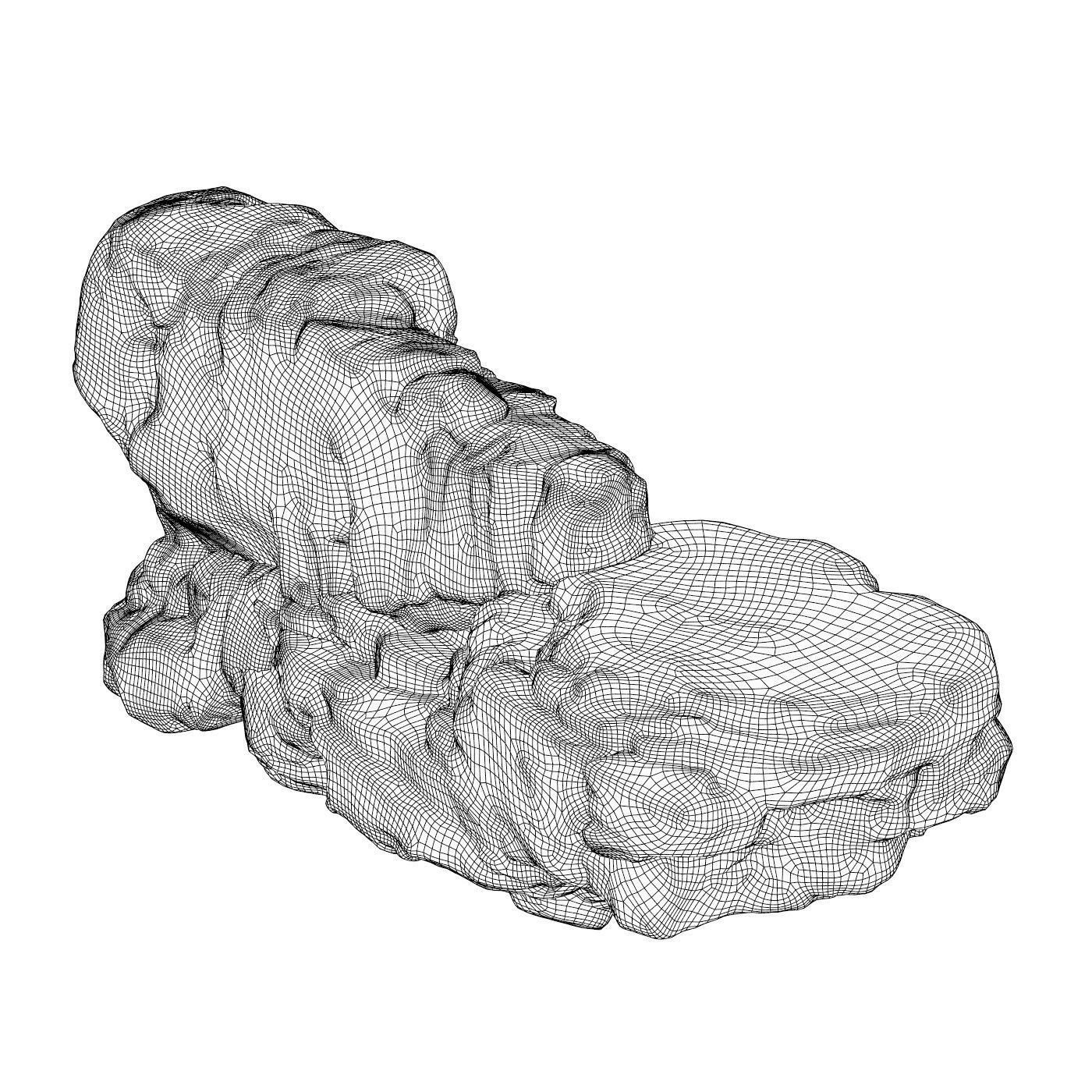 Stone Rock 07 3D model_4