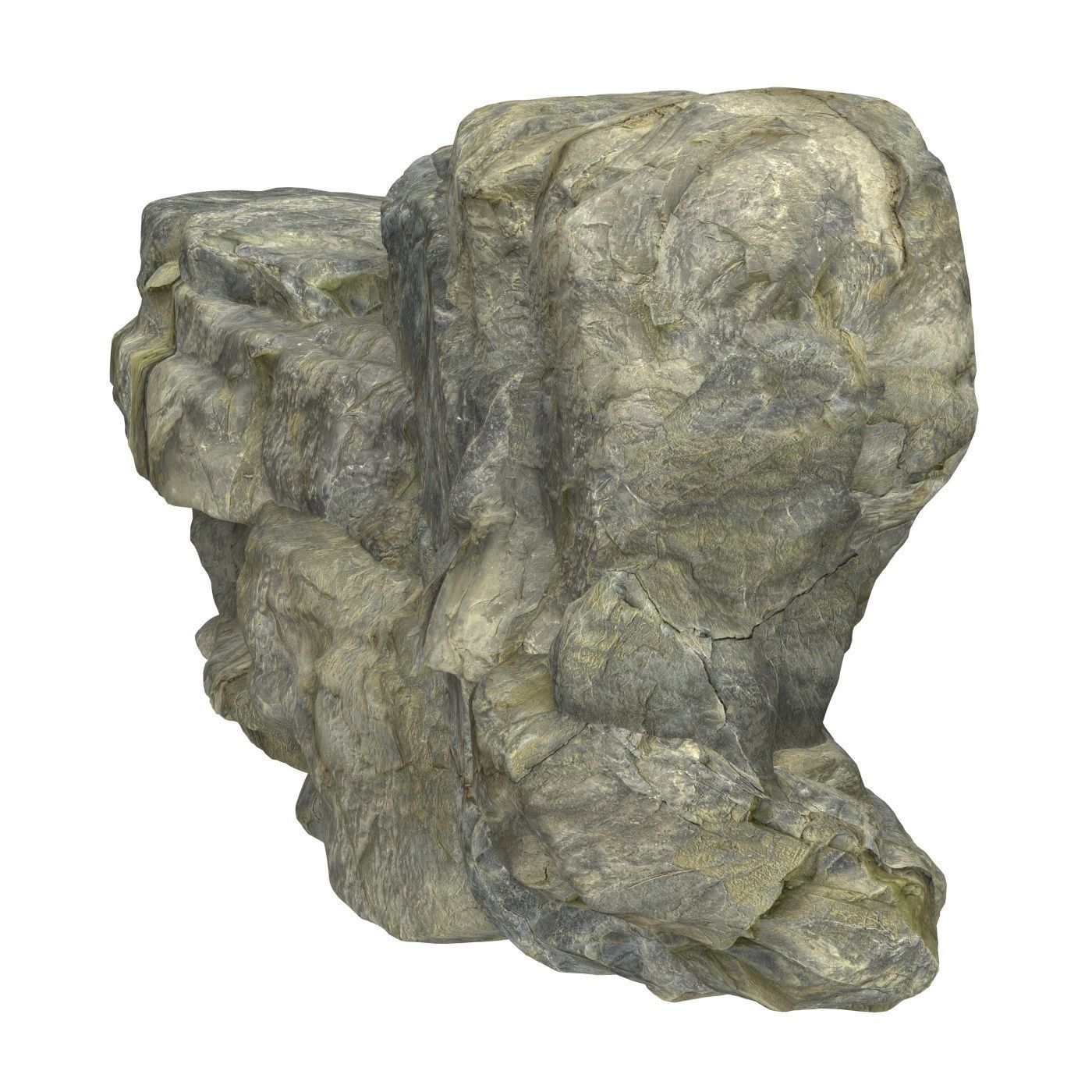 Stone Rock 07 3D model_1