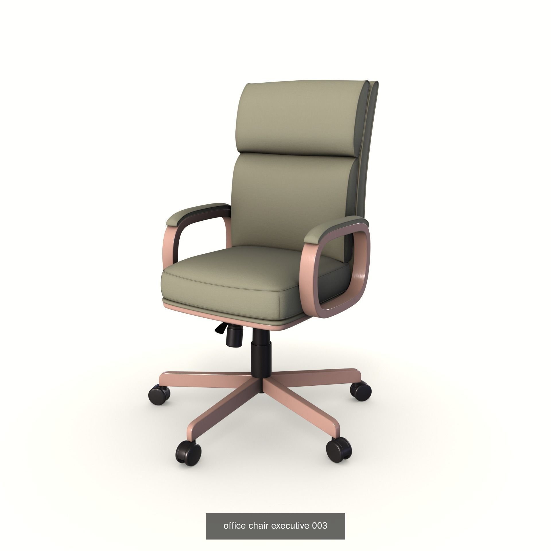 office chair executive 3D Model Collection_5