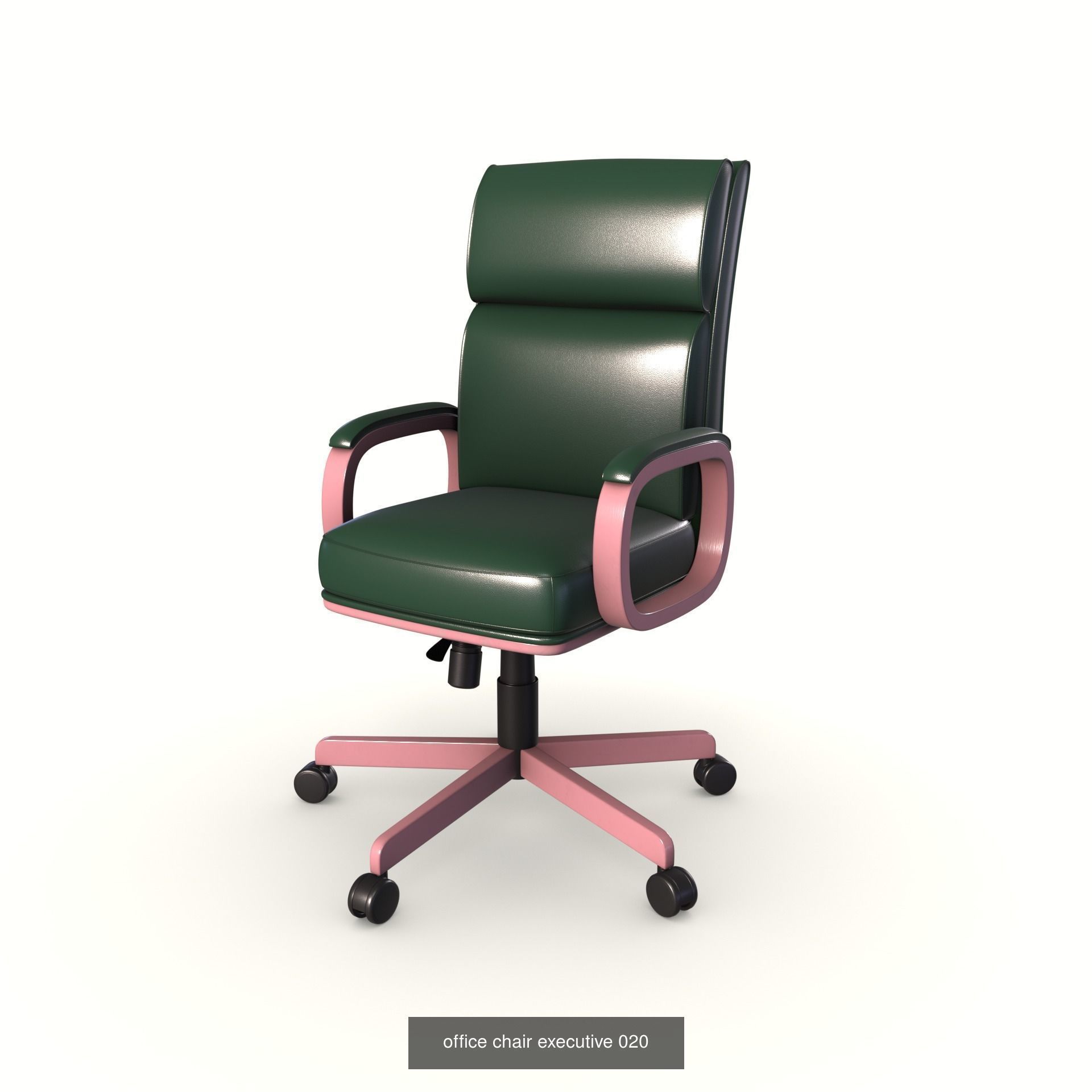 office chair executive 3D Model Collection_22