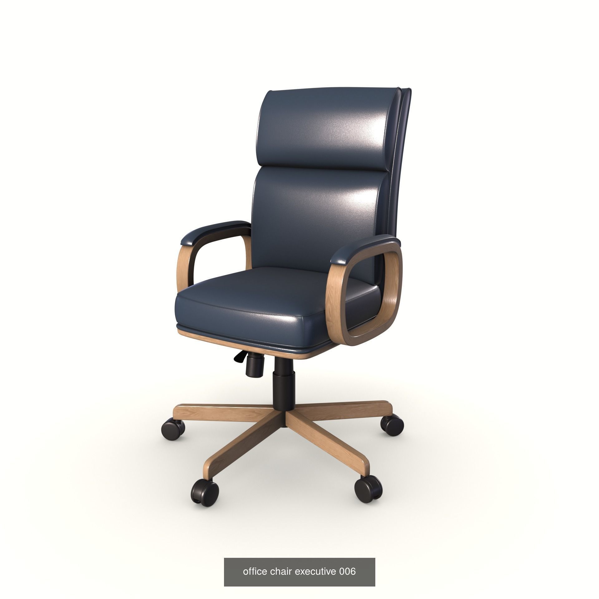 office chair executive 3D Model Collection_8