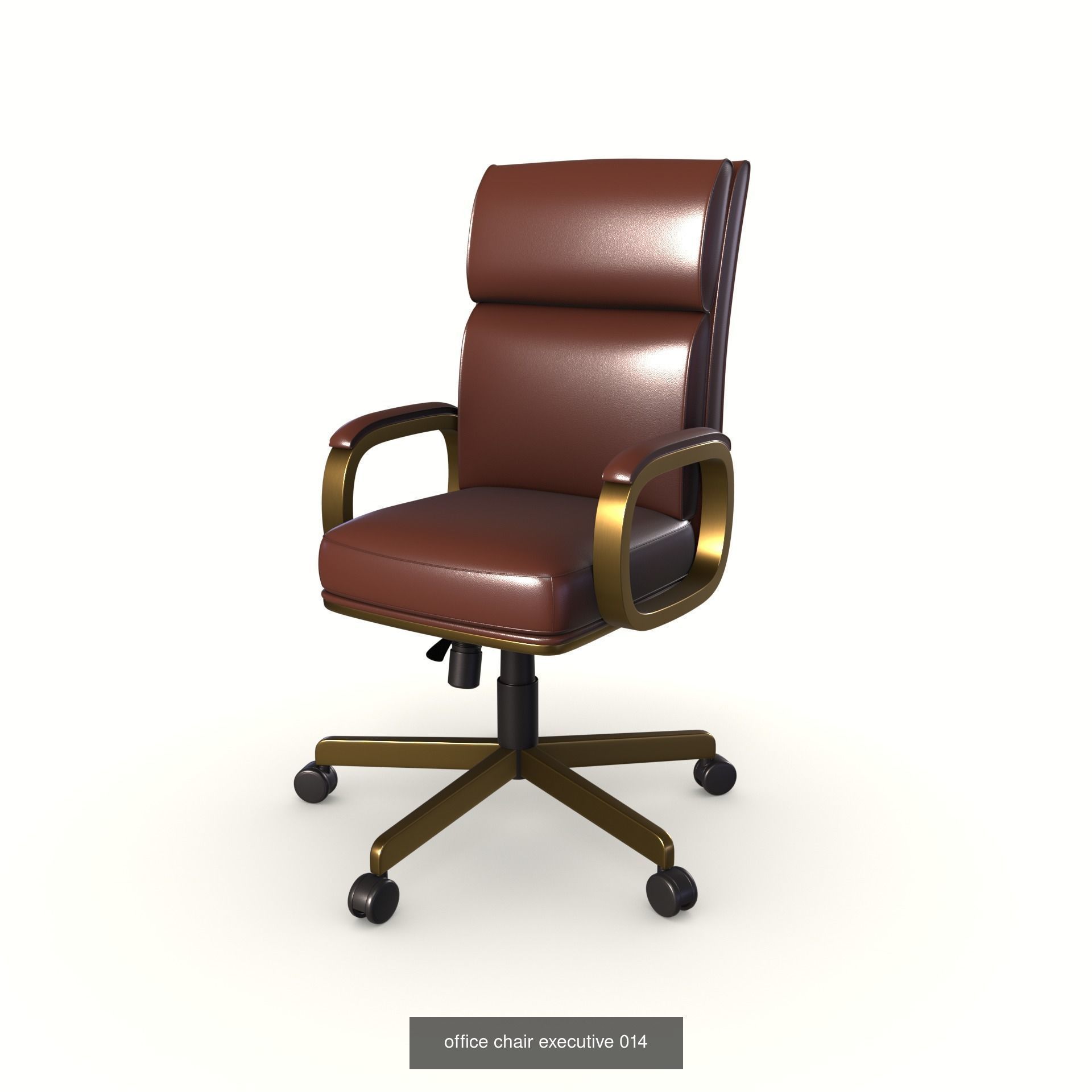 office chair executive 3D Model Collection_16