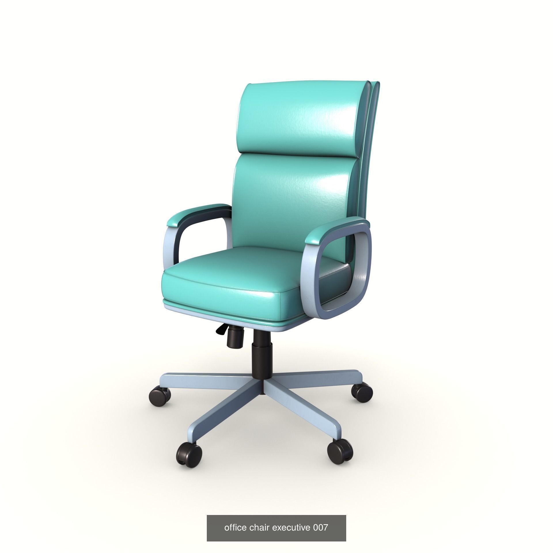 office chair executive 3D Model Collection_9